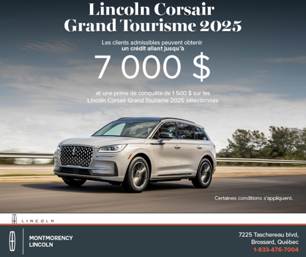 Le Lincoln Corsair 2025!
