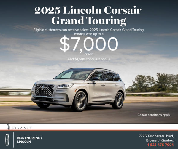 The 2025 Lincoln Corsair!