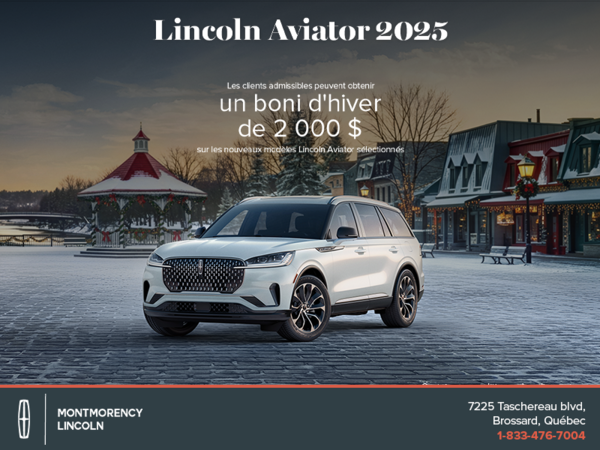 Le Lincoln Aviator 2025 !