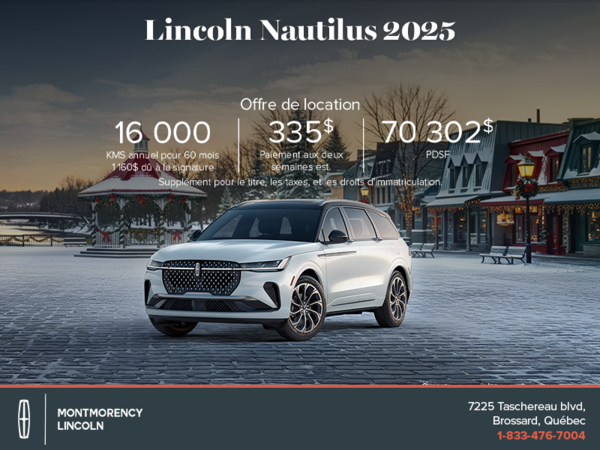 Le Lincoln Nautilus 2025 !