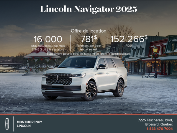 Le Lincoln Navigator 2025 !