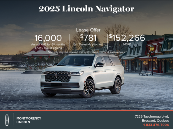 The 2025 Lincoln Navigator!