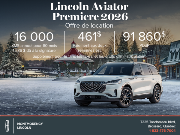 Le Lincoln Aviator 2026 !