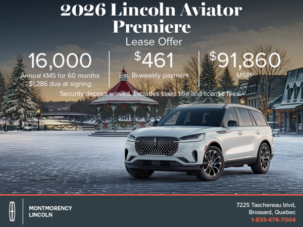 The 2026 Lincoln Aviator!