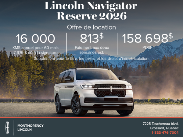 Le Lincoln Navigator 2026 !