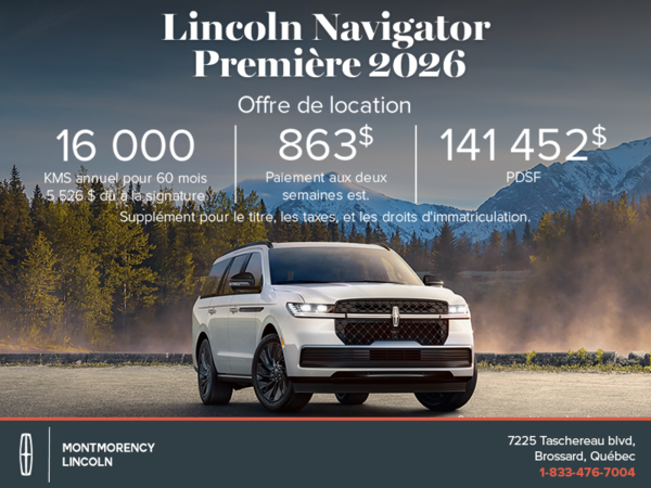 Le Lincoln Navigator 2026 !