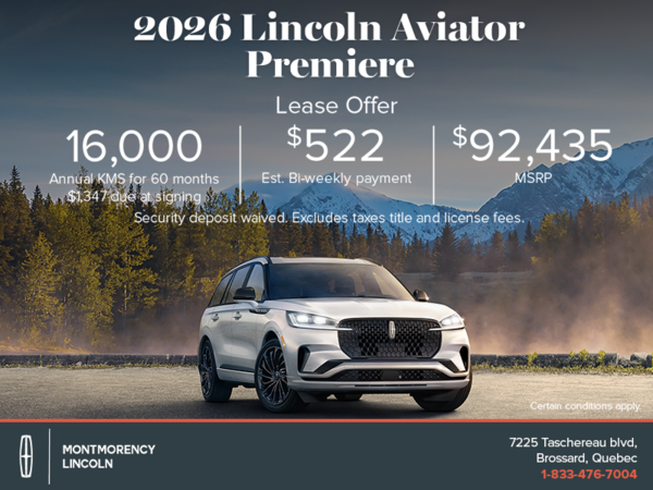 The 2026 Lincoln Aviator!