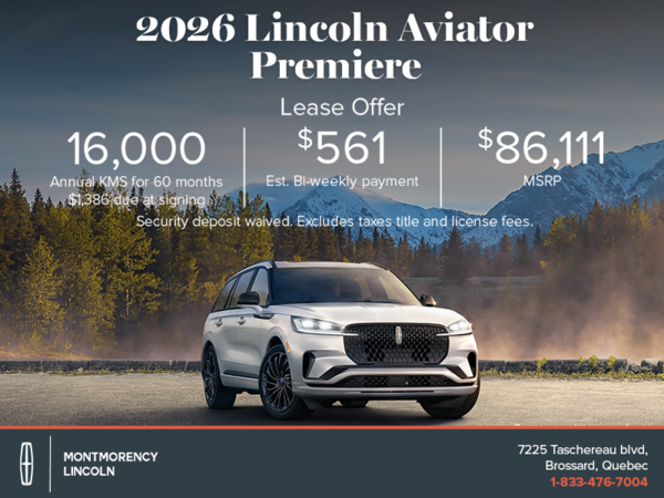 The 2026 Lincoln Aviator!