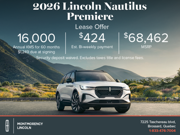 The 2026 Lincoln Nautilus!