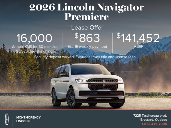 The 2026 Lincoln Navigator!