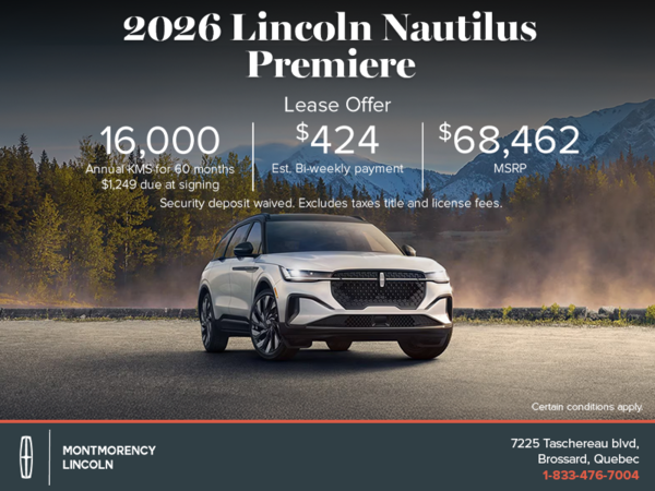 The 2026 Lincoln Nautilus!