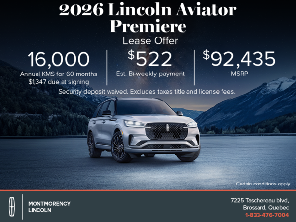 The 2026 Lincoln Aviator!