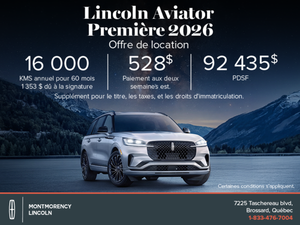 Le Lincoln Aviator 2026 !