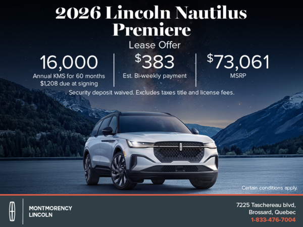 The 2026 Lincoln Nautilus!