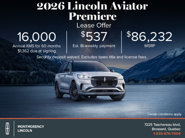 The 2026 Lincoln Aviator!