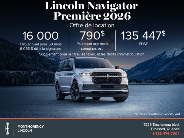 Le Lincoln Navigator 2026 !