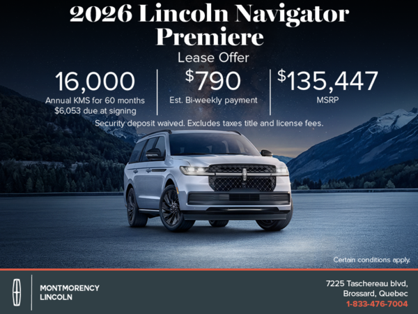 The 2026 Lincoln Navigator!
