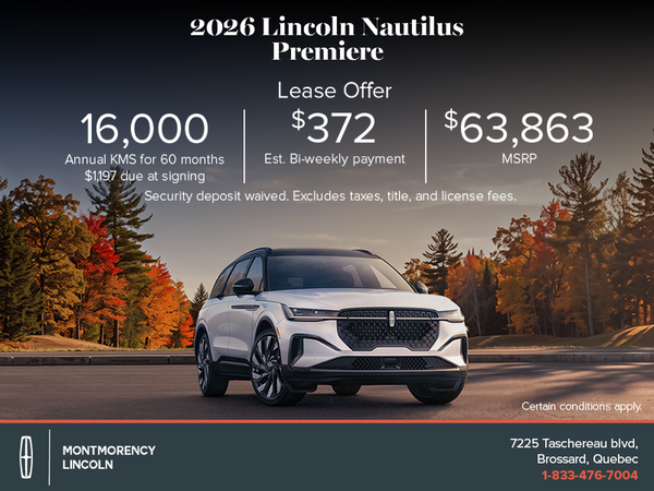 2026 Lincoln Nautilus