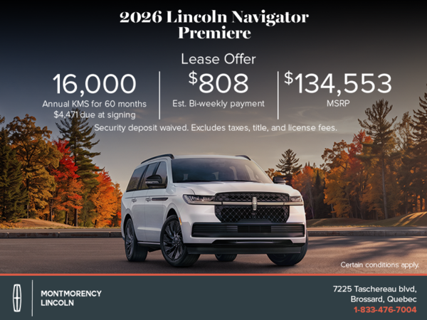 2026 Lincoln Navigator