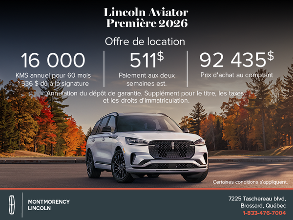Lincoln Aviator 2026