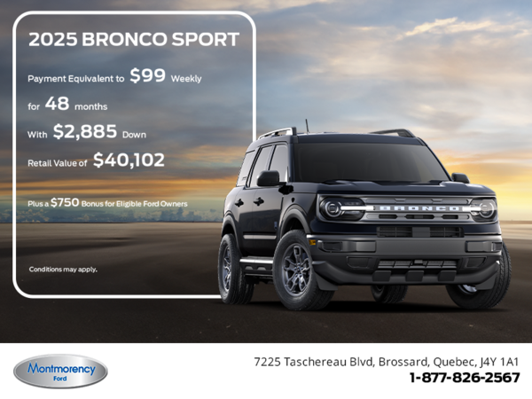 2025 Ford Bronco Sport