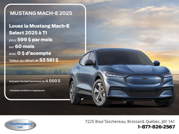 Ford Mustang Mach-E 2025