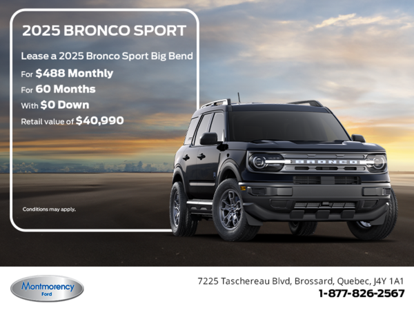 2025 Ford Bronco Sport