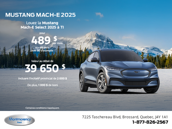 2025 Ford Mustang Mach-E