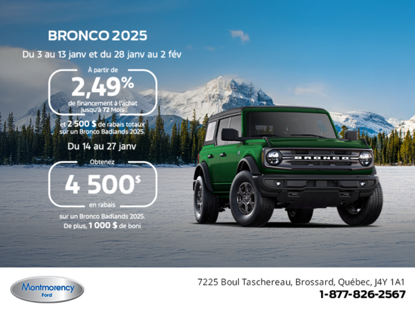 Ford Bronco 2025