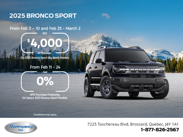 2025 Ford Bronco Sport