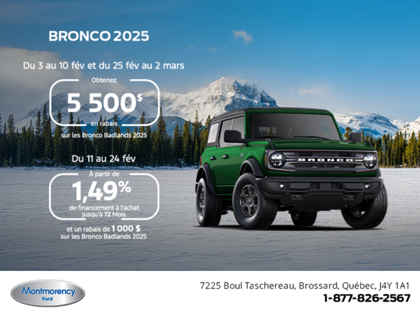Ford Bronco 2025