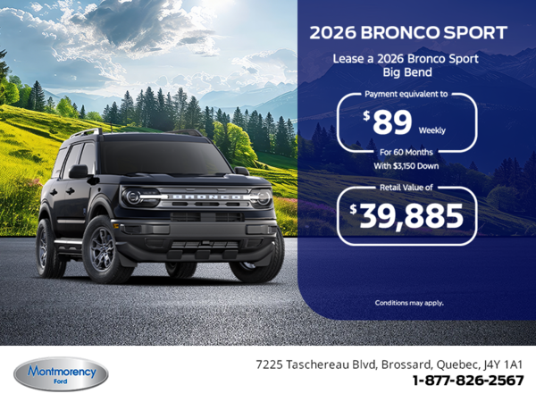 2026 Ford Bronco Sport