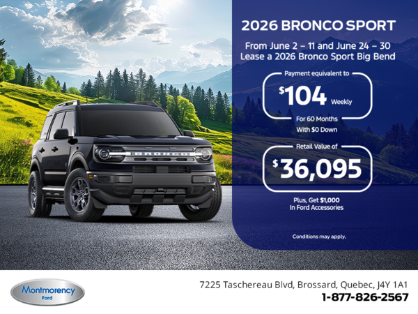 2026 Ford Bronco Sport