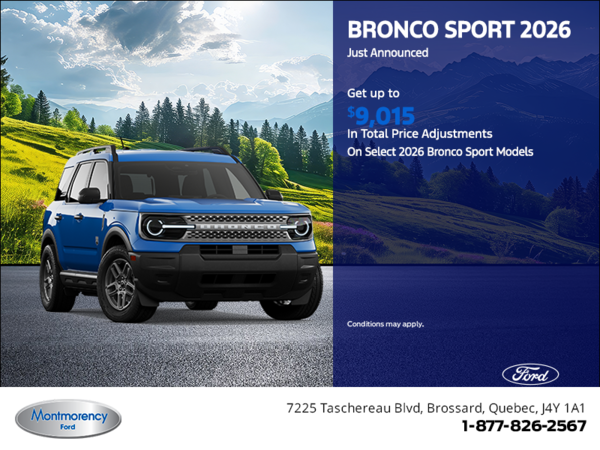 2026 Ford Bronco Sport