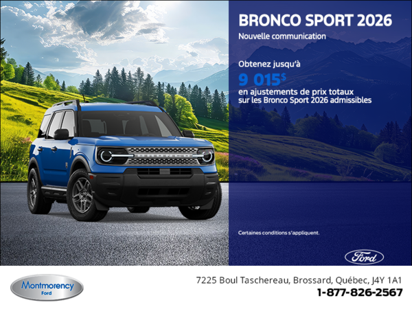 Ford Bronco Sport  2026