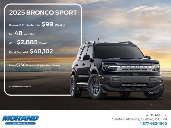 2025 Ford Bronco Sport