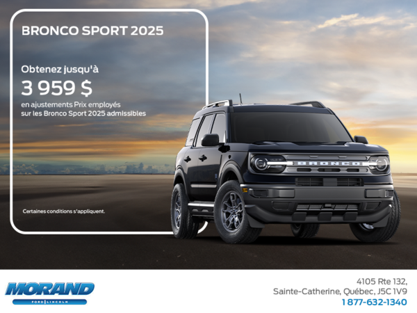Ford Bronco Sport 2025