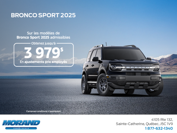 Ford Bronco Sport 2025