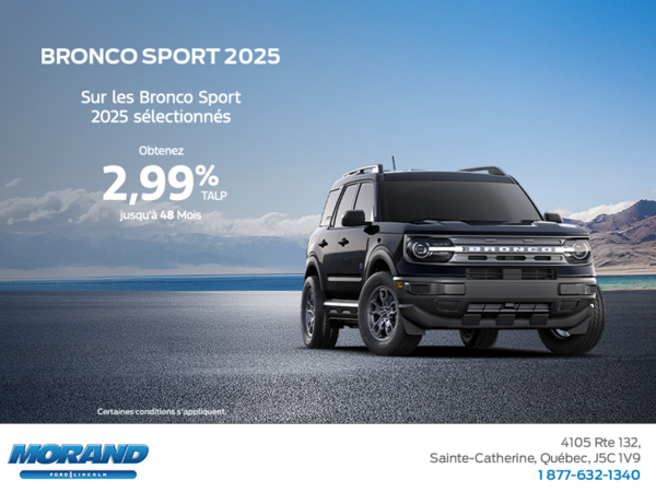 Ford Bronco Sport 2025