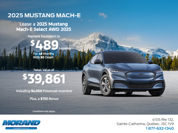 2025 Ford Mustang Mach-E