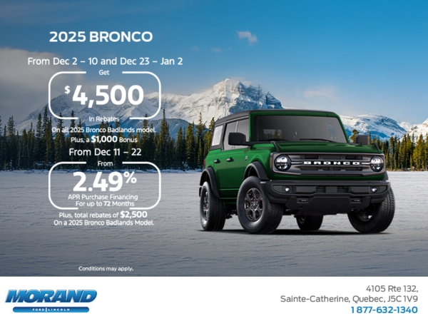 2025 Ford Bronco