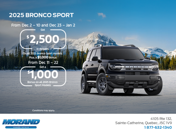 2025 Ford Bronco Sport
