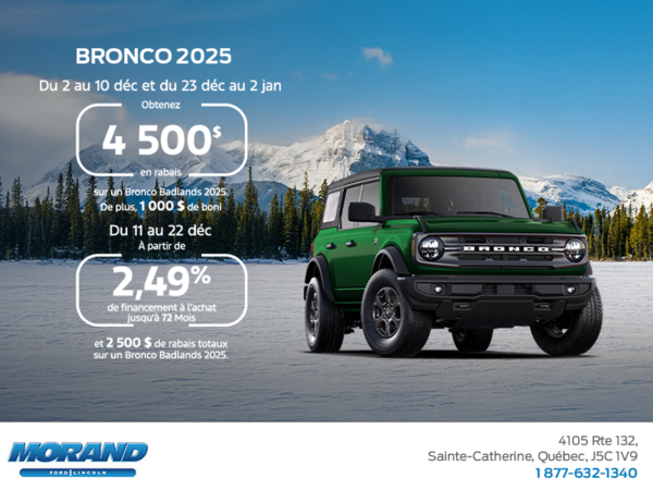 Ford Bronco 2025