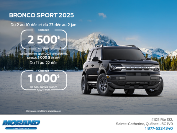 Ford Bronco Sport 2025