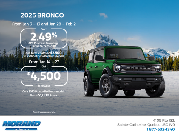 2025 Ford Bronco