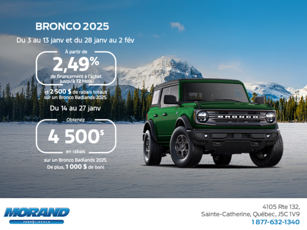 Ford Bronco 2025