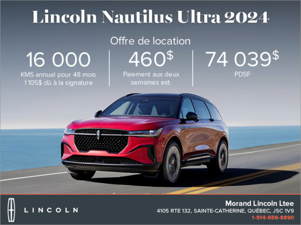Le Lincoln Nautilus 2024 !