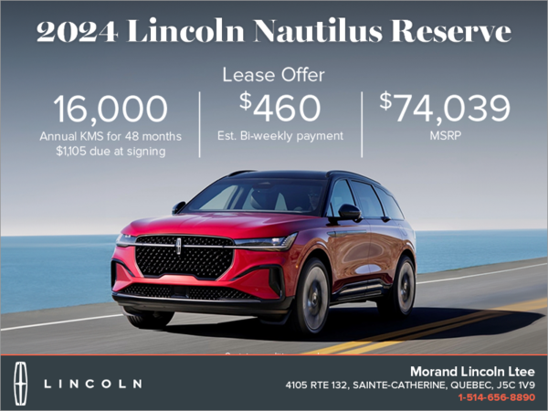 The 2024 Lincoln Nautilus!