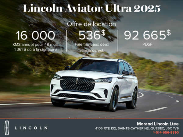 Le Lincoln Aviator 2025 !