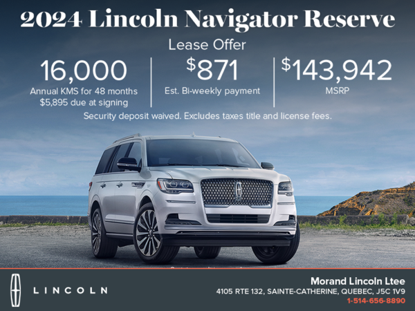 The 2024 Lincoln Navigator!